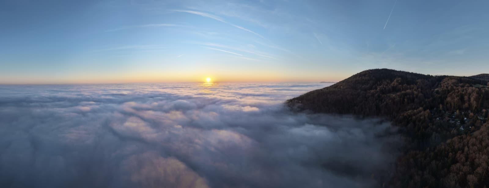 Bayerischer Wald – Sonnenaufgang über dem Nebelmeer