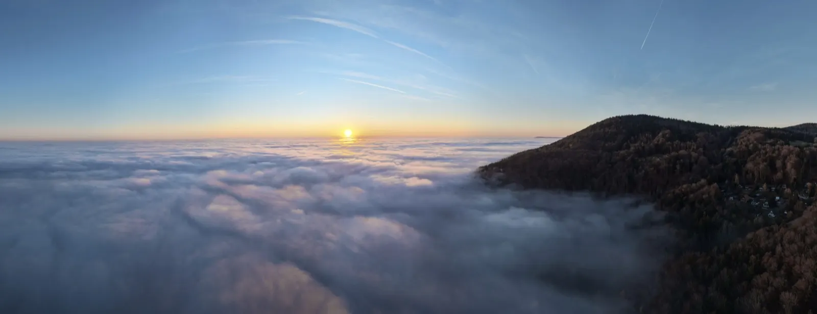 Bayerischer Wald – Sonnenaufgang über dem Nebelmeer